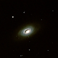 M64 in the constellation Coma Berenices. Also know as the Black Eye Galaxy.<br />Newtonian D=200 FL=1000 + EOS6D + EF1.4II